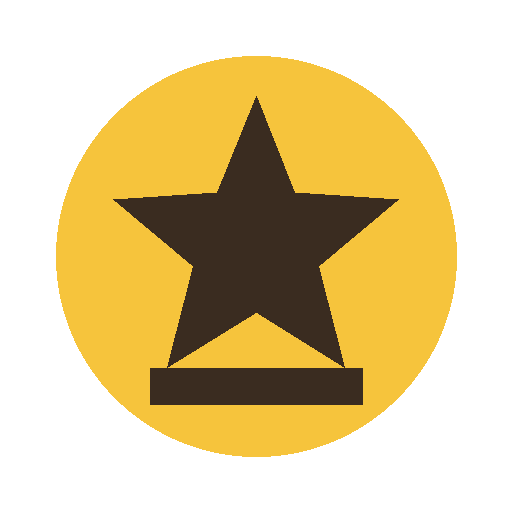 A round sticker PNG with a transparent surround beside its traced vector, where the transparent area has become a real hole instead of a white square. — source image